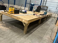 Houten werktafel - afbeelding 3 van  9