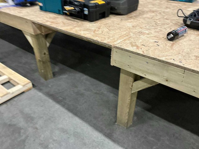 Houten werktafel - afbeelding 5 van  9