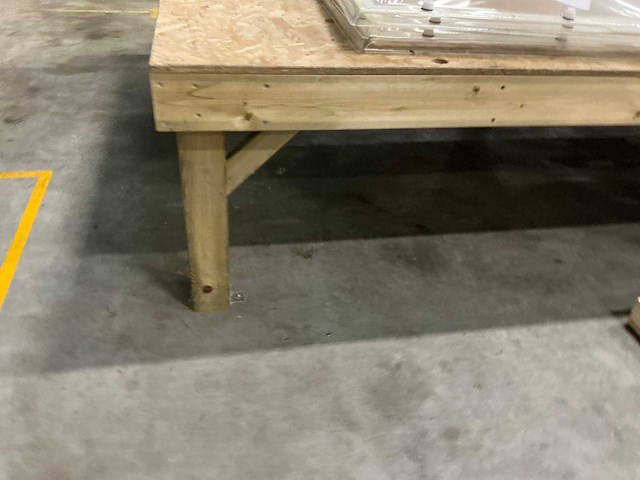 Houten werktafel - afbeelding 6 van  9