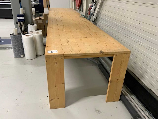 Houten werktafel - afbeelding 3 van  8