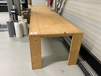Houten werktafel - afbeelding 3 van  8
