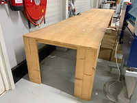Houten werktafel - afbeelding 4 van  8
