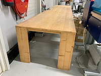 Houten werktafel - afbeelding 5 van  8