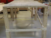 Houten werktafel - afbeelding 3 van  5
