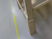Houten werktafel - afbeelding 4 van  5