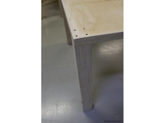 Houten werktafel - afbeelding 3 van  5