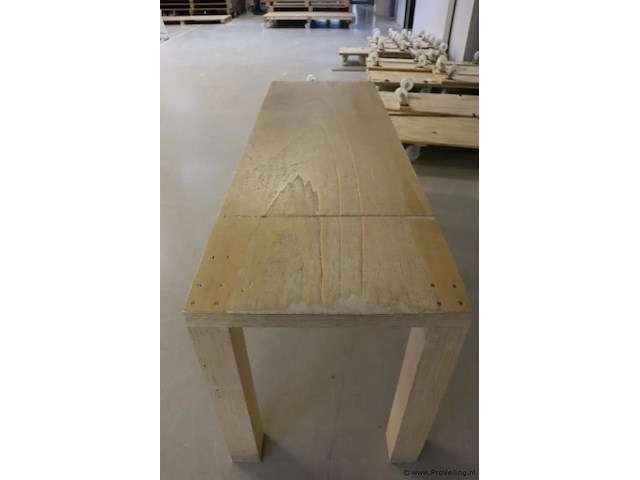 Houten werktafel - afbeelding 3 van  6
