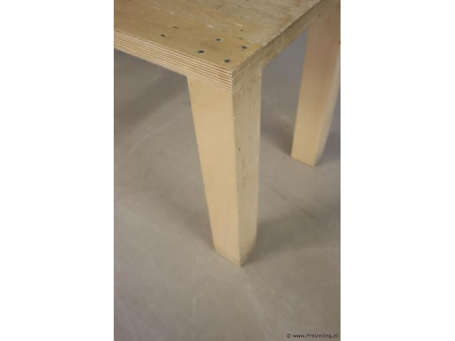 Houten werktafel - afbeelding 4 van  6