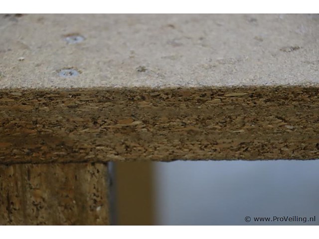 Houten werktafels - 2 stuks - afbeelding 3 van  4