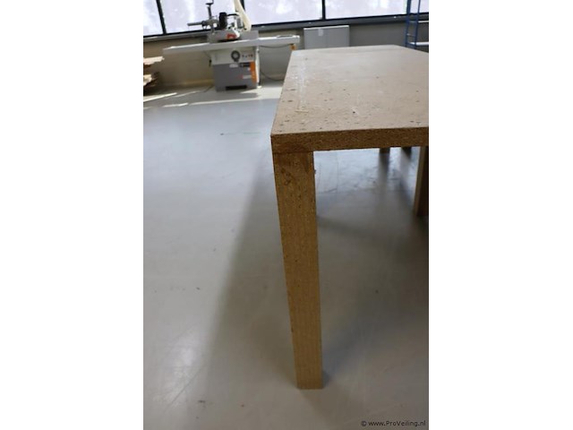 Houten werktafels - 2 stuks - afbeelding 4 van  4