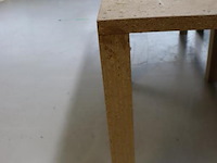 Houten werktafels - 2 stuks - afbeelding 4 van  4