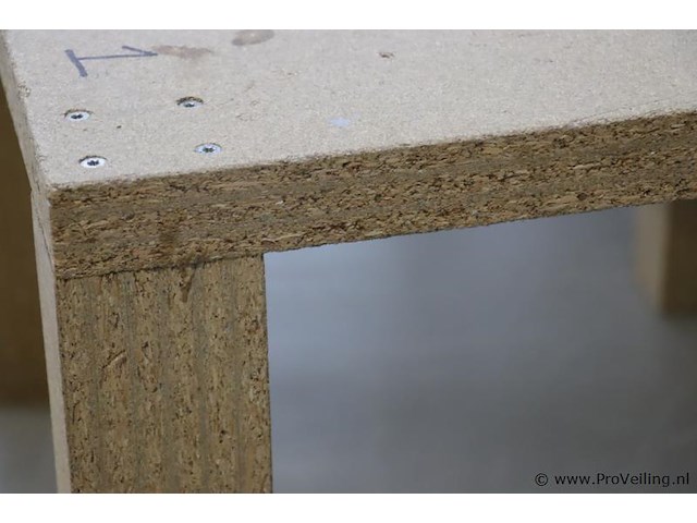 Houten werktafels - 2 stuks - afbeelding 2 van  4