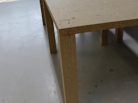 Houten werktafels - 2 stuks - afbeelding 3 van  4