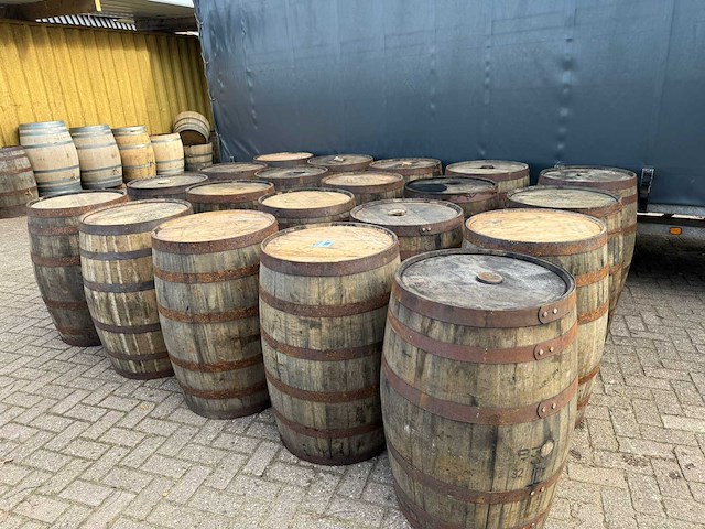 Houten whiskyvat (20x) - afbeelding 1 van  15