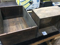 Houten wijnkratten - afbeelding 1 van  3