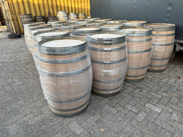 Houten wijnvat (20x) - afbeelding 1 van  13