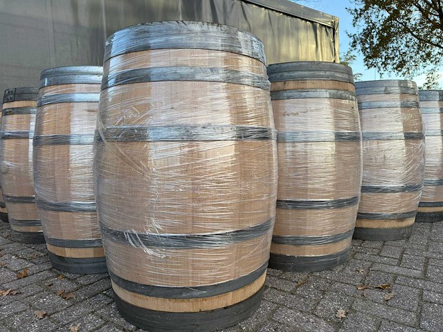 Houten wijnvat (20x) - afbeelding 2 van  12