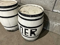 Houten wijnvat (2x) - afbeelding 4 van  7