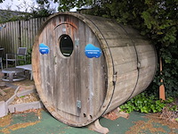 Houten wijnvat-sauna (70–80°c) - afbeelding 5 van  10
