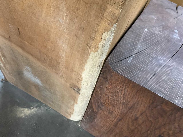 Houten zuil (2x) - afbeelding 2 van  2