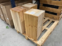 Houten zuil (3x) - afbeelding 1 van  3