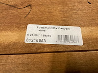 Houten zuil (3x) - afbeelding 3 van  3