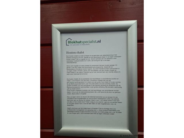 Houtenchalet - 500x500x550cm - afbeelding 3 van  19