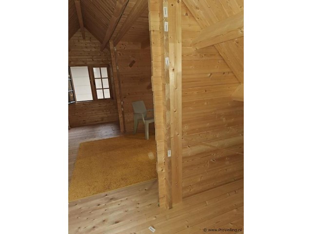 Houtenchalet - 500x500x550cm - afbeelding 10 van  19