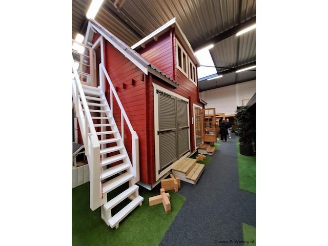 Houtenchalet - 500x500x550cm - afbeelding 14 van  19