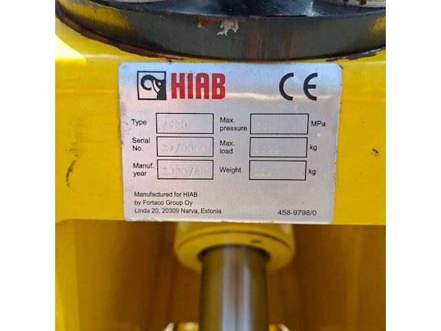 Houtgrijper, hiab, px20, geel, 2020 - afbeelding 9 van  9
