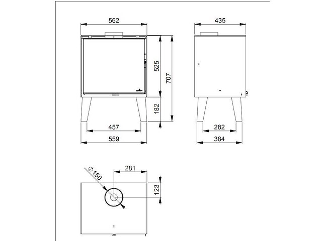 Houtkachel - bronpi - arus - afbeelding 2 van  3
