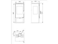 Houtkachel - bronpi - estrella - afbeelding 2 van  2