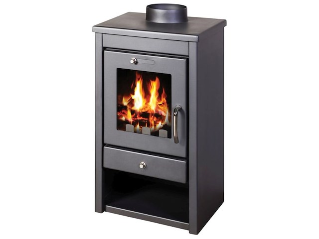 Houtkachel 7 kw, victoria, de luxe sm, zwart - afbeelding 1 van  4