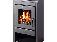 Houtkachel 7 kw, victoria, de luxe sm, zwart - afbeelding 1 van  4