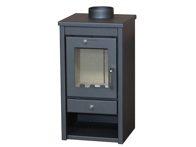 Houtkachel 7 kw, victoria, de luxe sm, zwart - afbeelding 2 van  4