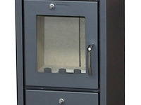 Houtkachel 7 kw, victoria, de luxe sm, zwart - afbeelding 2 van  4