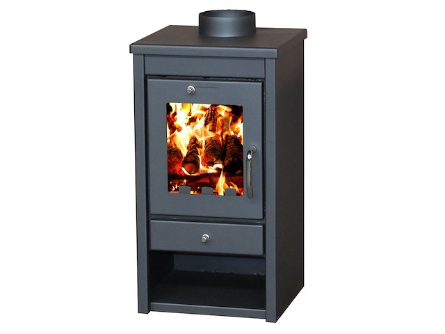 Houtkachel 7 kw, victoria, de luxe sm, zwart - afbeelding 4 van  4