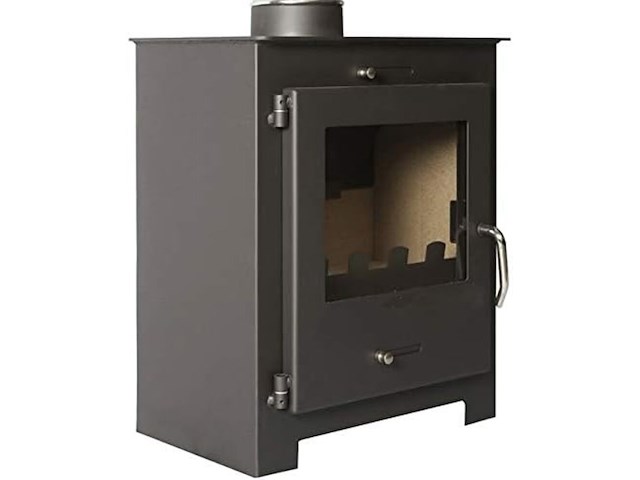 Houtkachel 8kw, victoria, bora lux, zwart - afbeelding 3 van  4