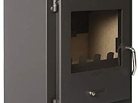 Houtkachel 8kw, victoria, bora lux, zwart - afbeelding 3 van  4