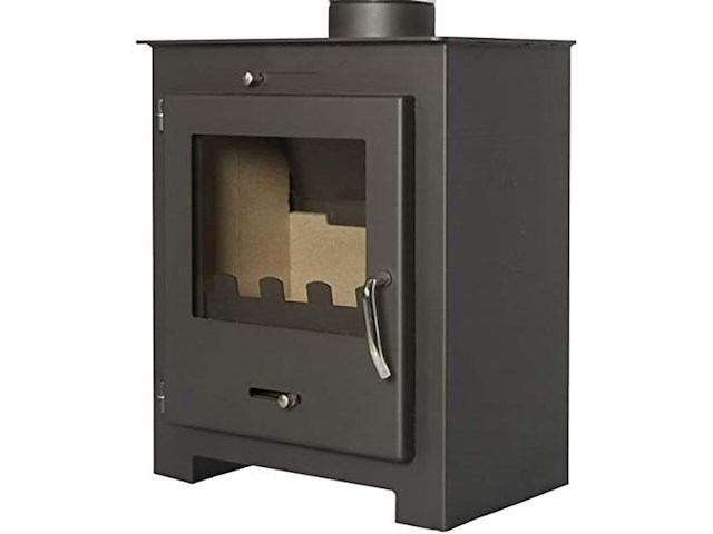 Houtkachel 8kw, victoria, bora lux, zwart - afbeelding 4 van  4