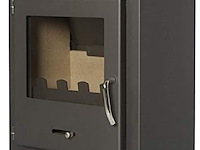 Houtkachel 8kw, victoria, bora lux, zwart - afbeelding 4 van  4
