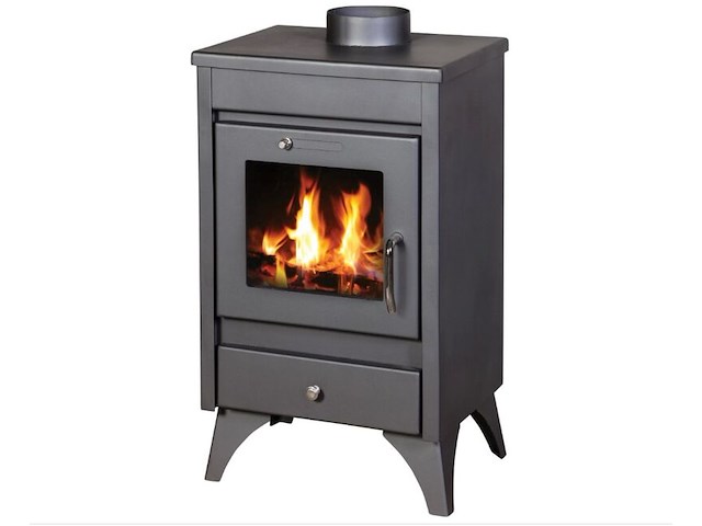 Houtkachel 9kw, victoria, ray, zwart - afbeelding 1 van  4