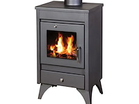 Houtkachel 9kw, victoria, ray, zwart - afbeelding 1 van  4