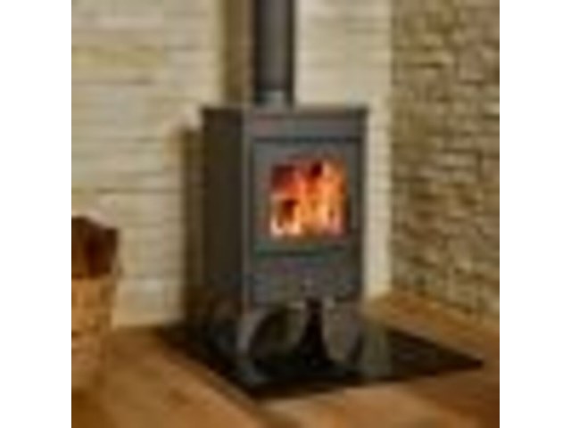 Houtkachel 9kw, victoria, ray, zwart - afbeelding 4 van  4