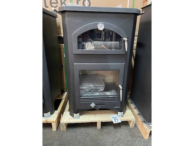Houtkachel boreal, eh8000 met oven - afbeelding 1 van  8