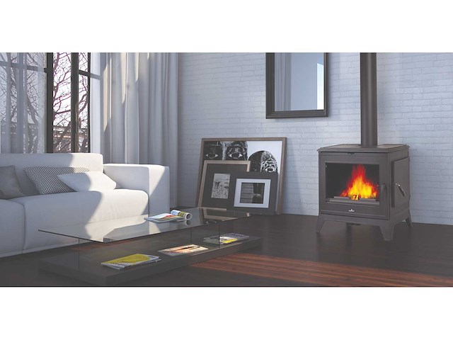 Houtkachel bronpi, derby 14 - gietijzer - zijlade - afbeelding 2 van  8