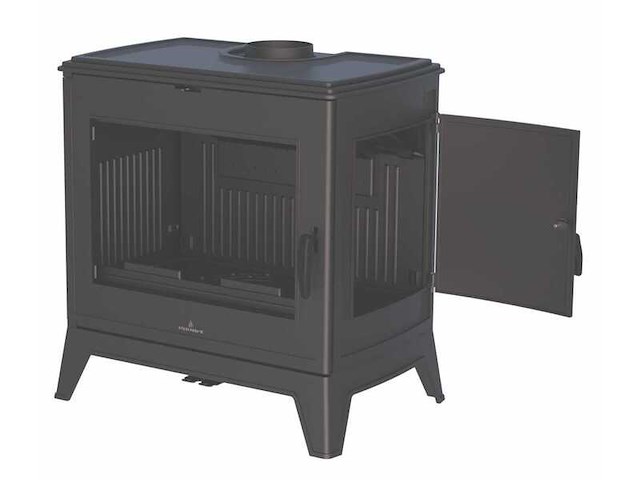 Houtkachel bronpi, derby 14 - gietijzer - zijlade - afbeelding 1 van  8