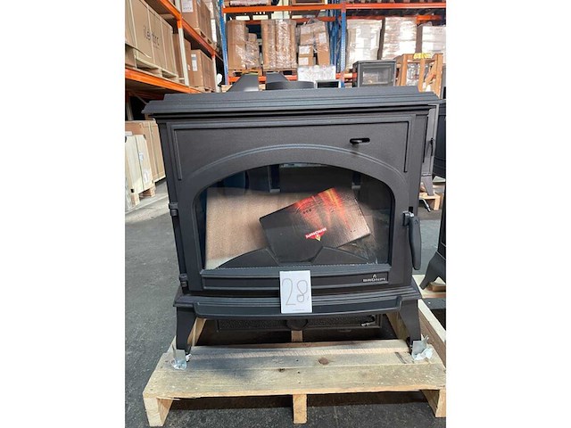 Houtkachel bronpi, etna - gietijzer - zijlade - afbeelding 2 van  8