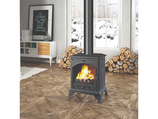 Houtkachel bronpi, ordessa - gietijzer - vrijstaand - afbeelding 2 van  8