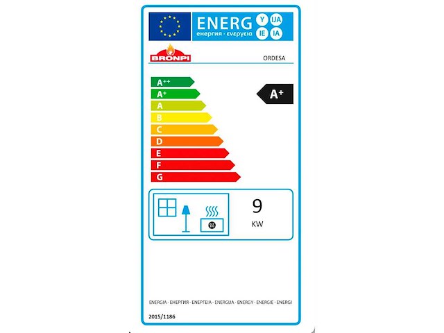 Houtkachel bronpi, ordessa - gietijzer - vrijstaand - afbeelding 3 van  8